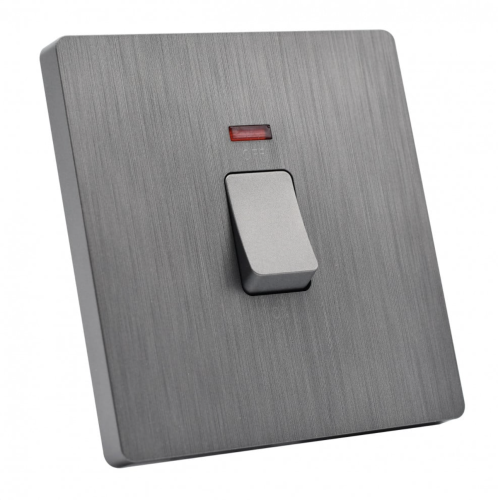 مفتاح مكيف 45 امبير بيانو رمادي 7*7