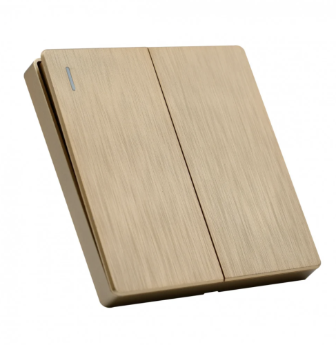 مفتاح مزدوج بيانو ذهبي 7*7