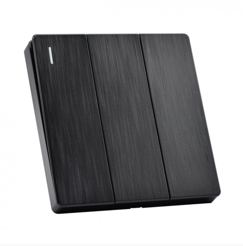 مفتاح ثلاثي دركسون بيانو أسود 7*7