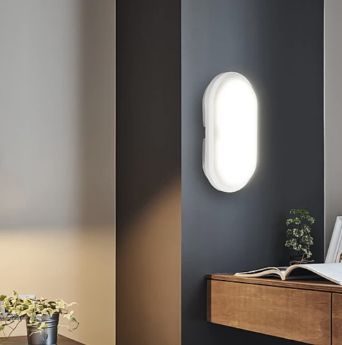 كشاف بيضاوي ابيض سادة 24 واط ممتازة