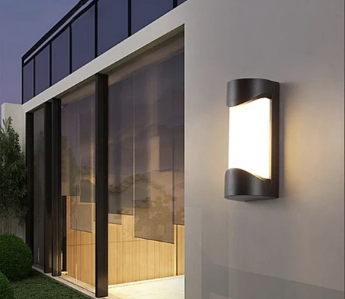 اضائه جداريه لكشاف بوابة لون الإضاءة أصفر سادة 24...