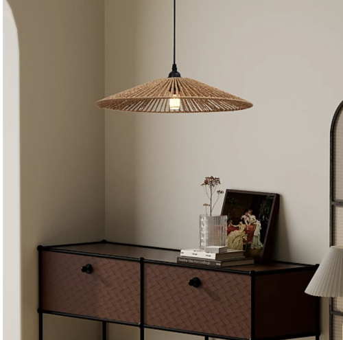 نجف مودرن بني E27*1 قطر 45 سم