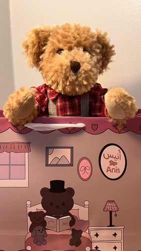 دمية مع بدلة