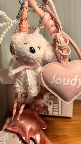 تعليقة الدب مع كتابة اسم(بدون شنطة)