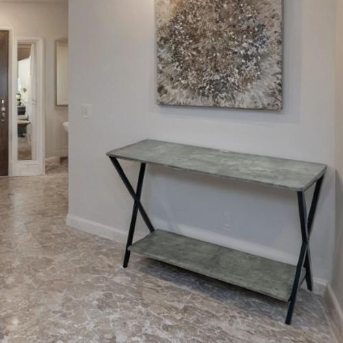 مدخل استقبال دورين خشب مقاس 80*40*120 سم