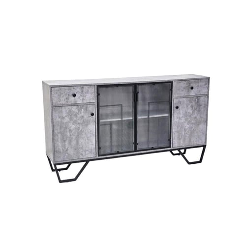 دولاب بوفية خشب تصميم انيق 160