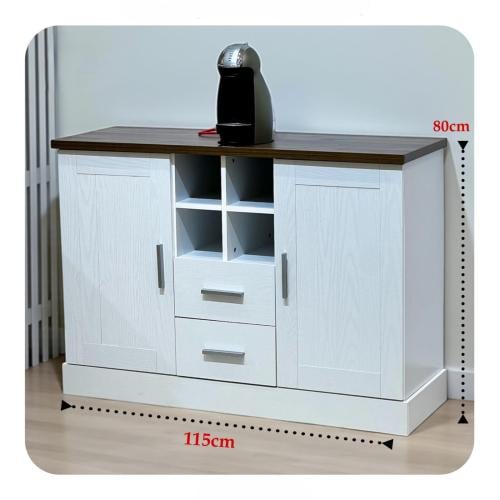 دولاب بوفية (ركن قهوة) خشب مقاس 80*115 سم