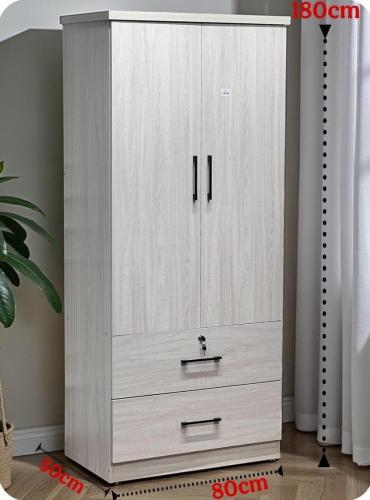 Clothes wardrobe 2 door size 180 cm
