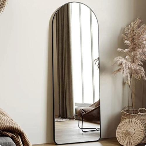 مرآة أرضية اطار معدن50×120 سم