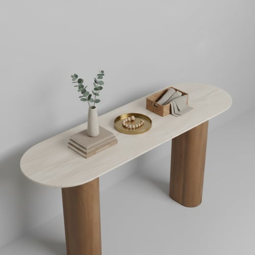 مدخل استقبال خشب 140*40*80 سم