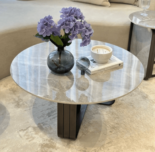 طقم طاولات 5 قطع سيراميك