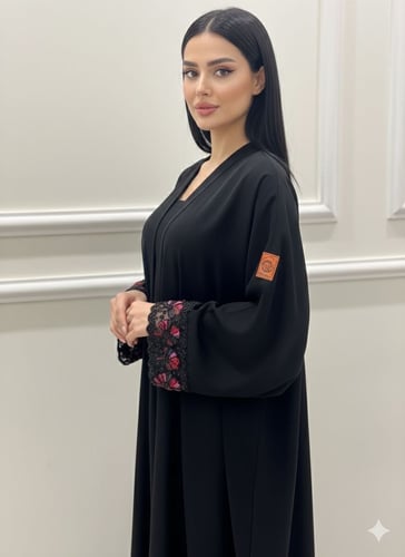 A beige abaya