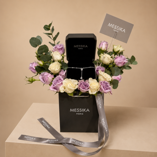 Messika's comment with roses