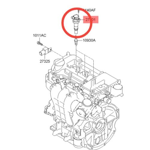 كويل كهرباء بيكانتو2012-2016 ثلاثه سلندر+اي تن وكا...