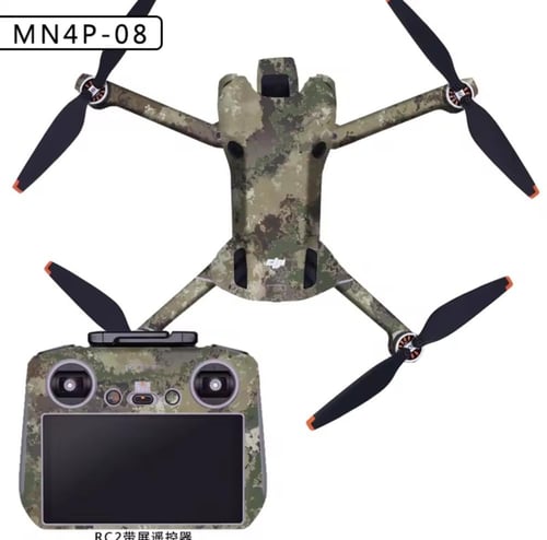 استكر حماية وتزيين لطائرة DJI Mini 4 Pro وريموت RC...