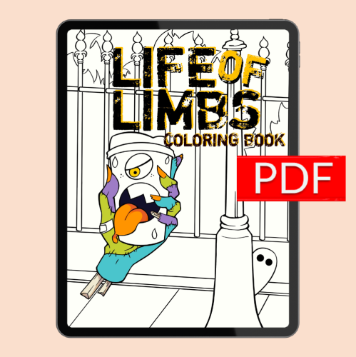 صفحات تلوين الأطراف الحية والأشباح - نسخة رقمية قا...