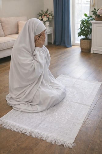 طقم سجاد صلاة تركي فاخر مع جلال | راحة وجودة عالية...
