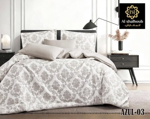 مفرش نفرين ازول جاكار 6ق F-26/050-AZUL مقاس 260 *...