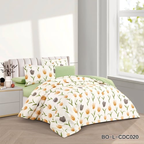 بيت لحاف نفرين قطن مشجر 6ق