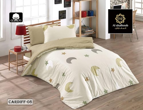 مفرش نفر كارديف رسومات الشلهوب ٤ قطع