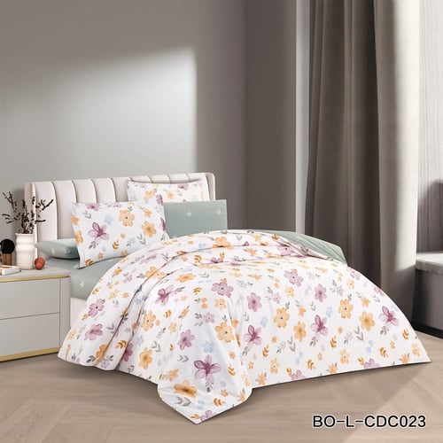 بيت لحاف نفرين قطن مشجر 6ق