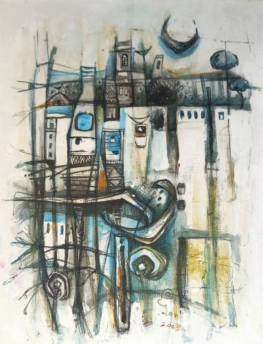 Artistic painting - by the artist Lamis Alhamawi -...