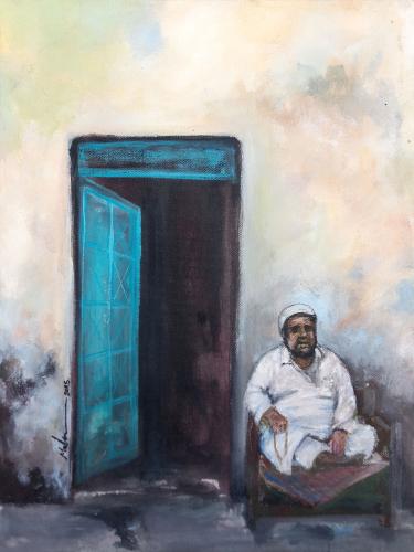 Artistic painting - Ali Saloum may Allah have merc...