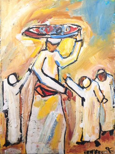 Artistic painting - Baa' al Basbousa 2 - by artist...