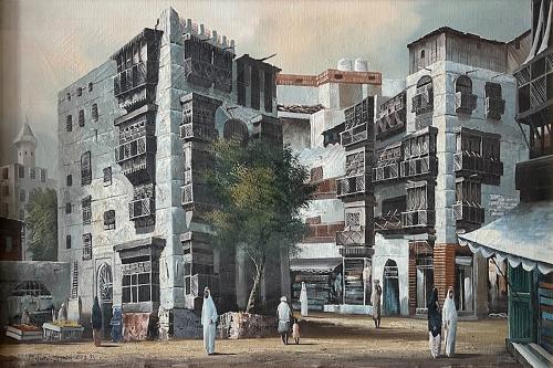 Artistic painting - neighborhood - size of the pai...