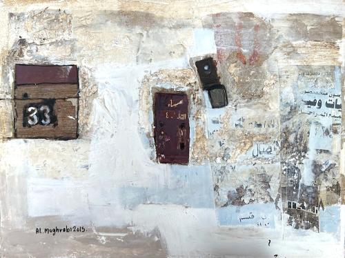 Artistic painting - Wall 2 - by the Moroccan artis...