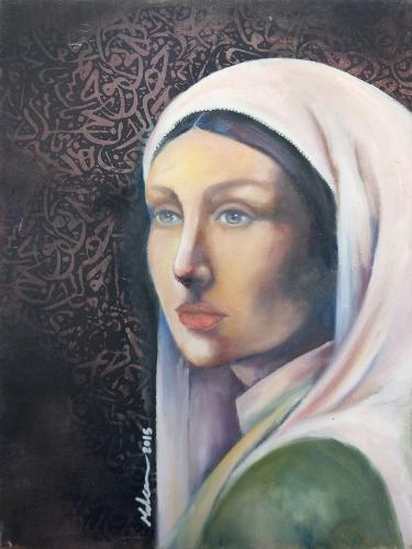 Artistic painting - Hijazi 27 - by the artist Maha...