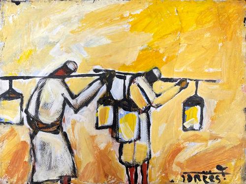 Artistic painting - Al-Saqa - by artist Abdullah I...