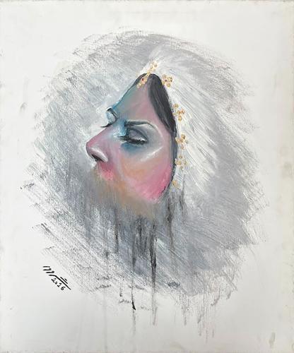 Artistic painting - Woman - by the artist Shorouq...