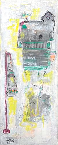 Artistic painting - Etrek - by artist Ola Hegazy -...