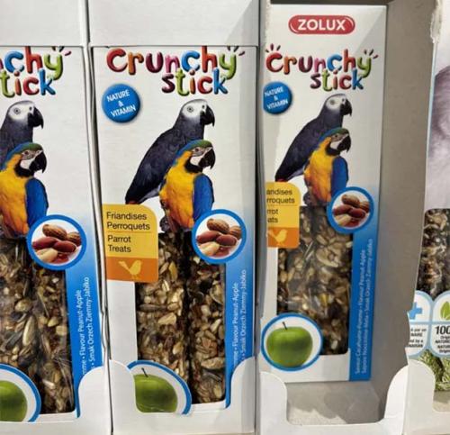مكافآت عصي مقرمشة للببغاوات من زولكس)