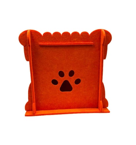 بيت قطة برتقالي