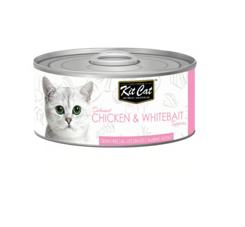 كت كات- منزوعة العظم دجاج مع صغار السمك