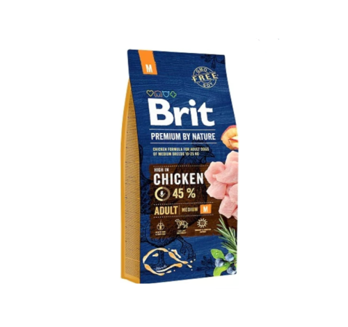 بريت- طعام جاف للكلاب البالغة بنكهة الدجاج Brit Pr...