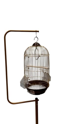 قفص للطيور حجم صغير مع ستاند متعدد الالوان