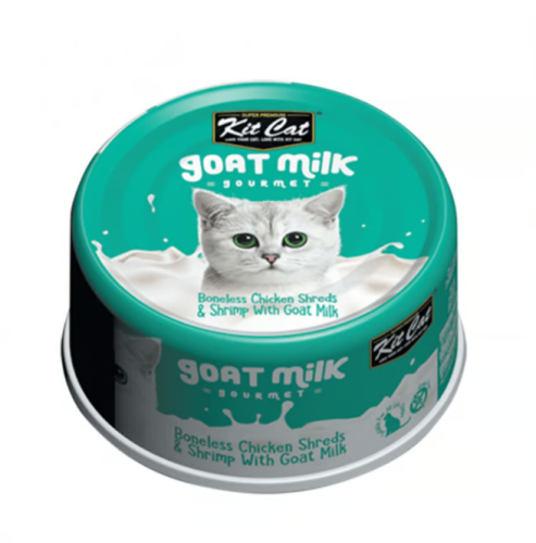 كت كات-24 معلبات شرائح الدجاج منزوع العظم وجمبري م...