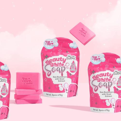 beauty white soap 1 pack x 5pcs x70g you glow babe