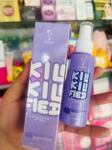 kilikili fied whitening deodorant spray