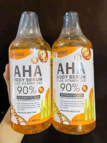 aha face and body serum whitening 500ml