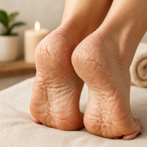 بديكير للأقدام شديدة الجفاف