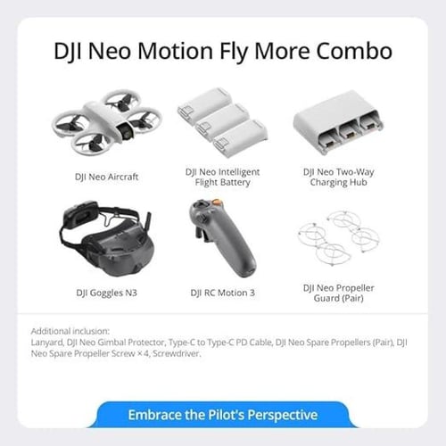DJI دي جي اي طائرة درون نيو موشن فلاي موركومبو NEO...