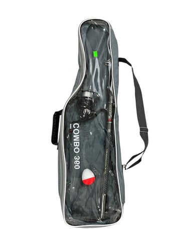 سنارة جاهزة مع الحقيبة والطفاحة مقاسين 300 و 360