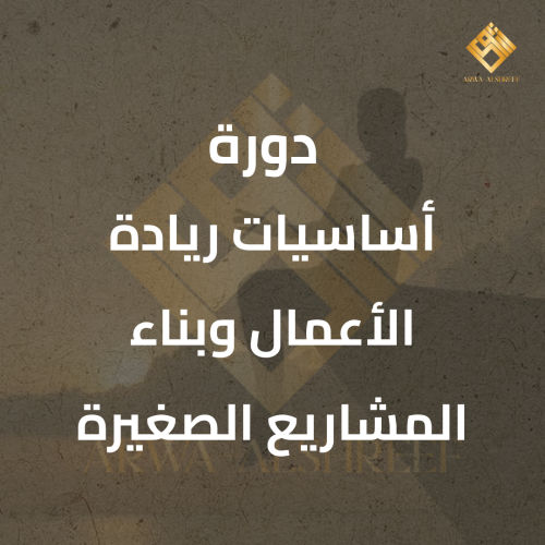 دورة أساسيات ريادة الأعمال وبناء المشاريع الصغيرة