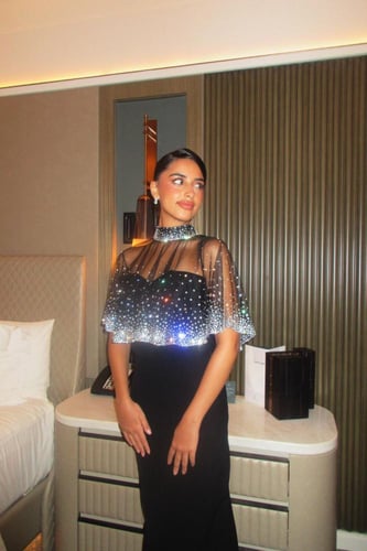 فستان الكرستالة