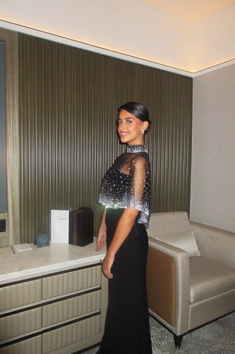 فستان الكرستالة