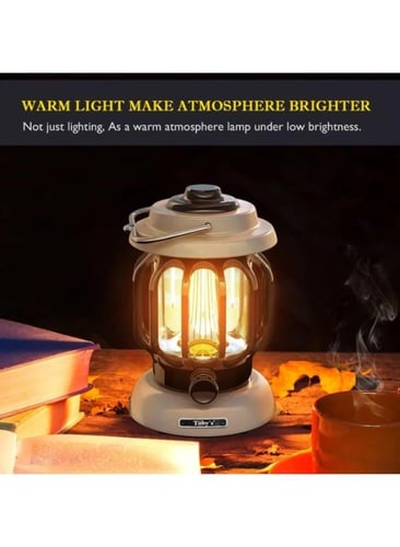 مصباح تخييم LED قابل لإعادة الشحن – Toby’s